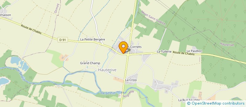 localisation de l'entreprise ATELIERS MECANIQUES D'HAUTERIVE à HAUTERIVE