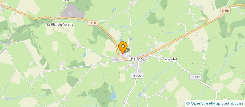 localisation de l'entreprise ATELIERS MECANIQUES DE CHALMOUX à CHALMOUX