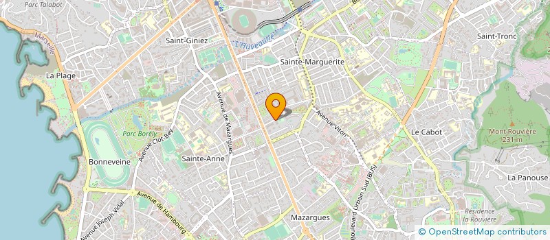 localisation de l'entreprise ATELIERS MECANIQUES DE MENPENTI à MARSEILLE