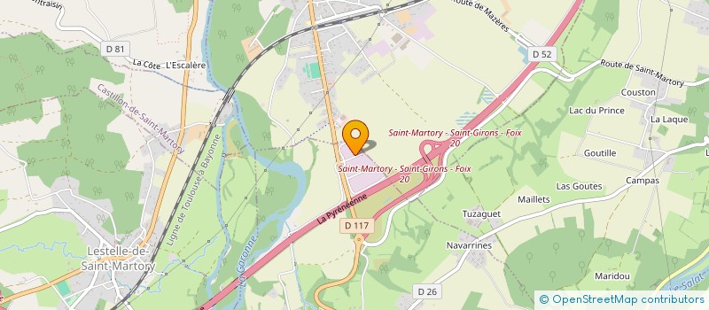 localisation de l'entreprise ATELIERS MECANIQUES DU SALAT à MONTSAUNES