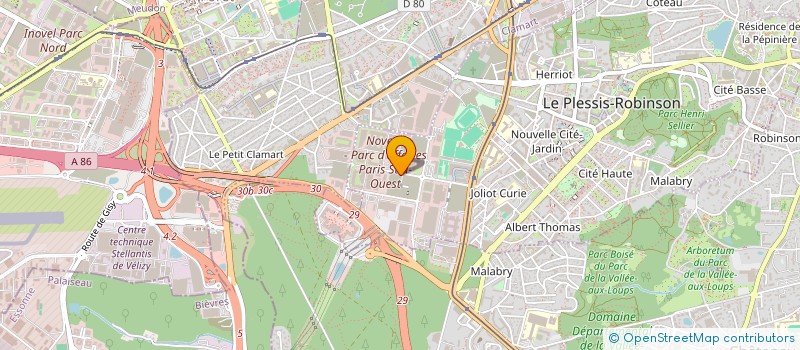 localisation de l'entreprise ATELIERS MECANOGRAPHIQUES D'ISSY  LE PLESSIS-ROBINSON