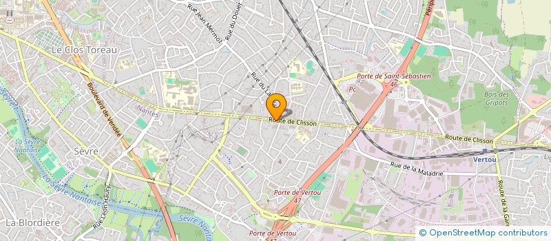 localisation de l'entreprise ATELIERS MEKENDOO  VERTOU