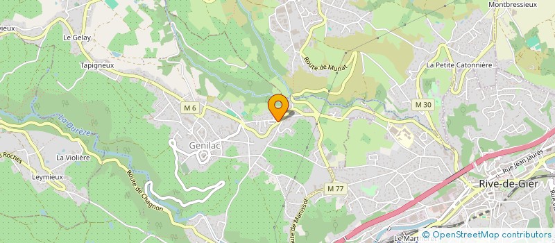 localisation de l'entreprise ATELIERS MELES  GENILAC