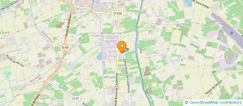 localisation de l'entreprise ATELIERS MISTRAL MENUISERIES à PERNES-LES-FONTAINES