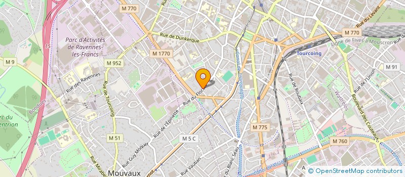 localisation de l'entreprise ATELIERS MODERNES DE CARTONNAGES à TOURCOING
