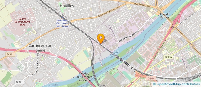 localisation de l'entreprise ATELIERS MUQUET à CARRIERES-SUR-SEINE