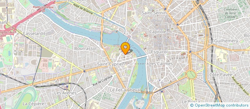 localisation de l'entreprise ATELIERS MUSICAUX à TOULOUSE