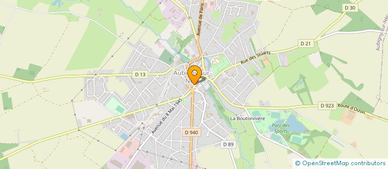 localisation de l'entreprise ATELIERS MUSICAUX D AUBIGNY ET DU CHER  AUBIGNY-SUR-NERE