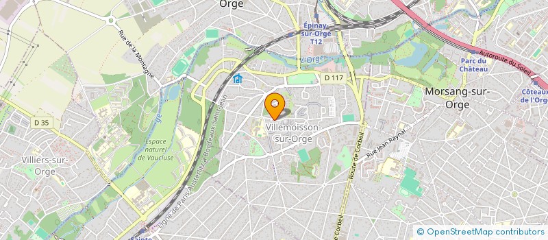 localisation de l'entreprise ATELIERS NICOULINE à VILLEMOISSON-SUR-ORGE
