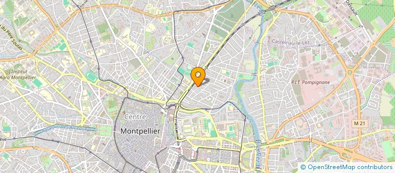 localisation de l'entreprise ATELIERS NOMADES à MONTPELLIER