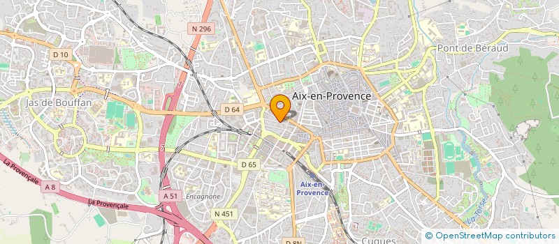 localisation de l'entreprise ATELIERS OMEGA à AIX-EN-PROVENCE