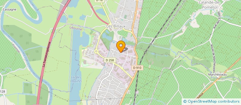 localisation de l'entreprise ATELIERS PARFUMS ET SANTE à LIBOURNE