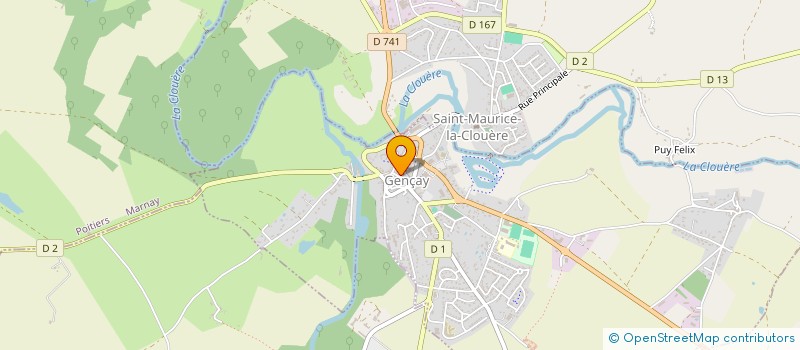 localisation de l'entreprise ATELIERS PARTAGES A GENCAY  GENCAY