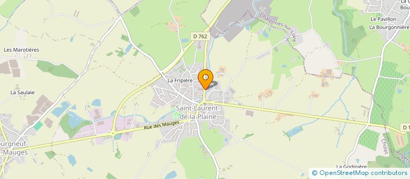 localisation de l'entreprise ATELIERS PERRAULT FRERES à MAUGES-SUR-LOIRE