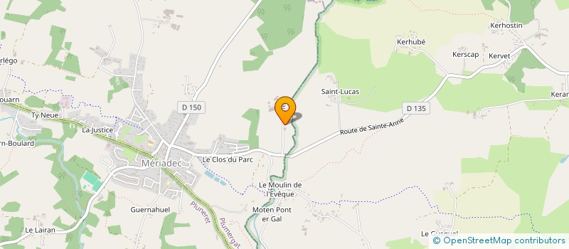 localisation de l'entreprise ATELIERS PERRIN  PLUMERGAT