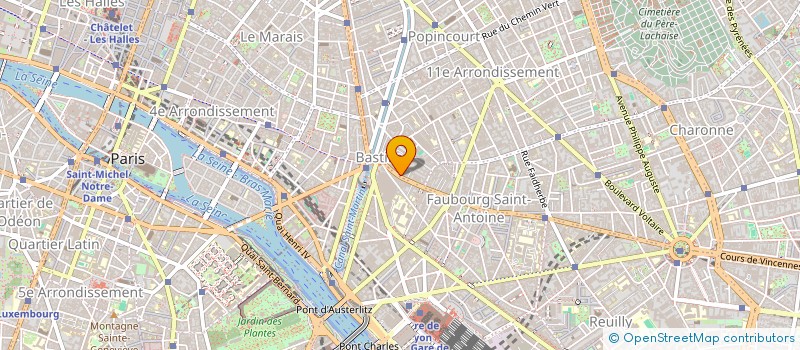 localisation de l'entreprise ATELIERS PHILLIPPE à PARIS 11