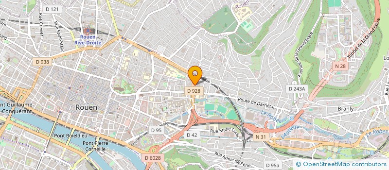 localisation de l'entreprise ATELIERS PIELOT & HANIN à ROUEN