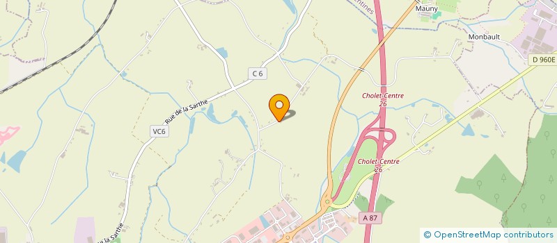 localisation de l'entreprise ATELIERS PL à CHOLET