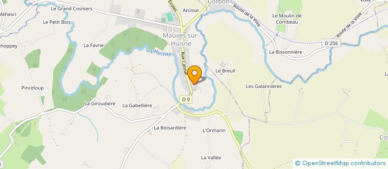 localisation de l'entreprise ATELIERS PLASTIQUES DU PERCHE à MAUVES-SUR-HUISNE