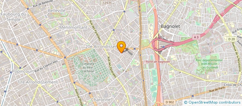 localisation de l'entreprise ATELIERS PLIAGE PANTIN à PARIS