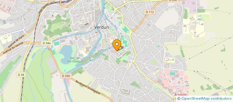 localisation de l'entreprise ATELIERS PLUMLAINE à VERDUN