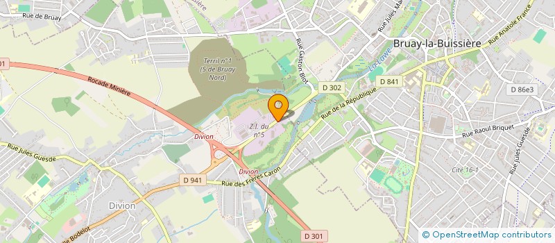 localisation de l'entreprise ATELIERS POIDS LOURDS BART  DIVION