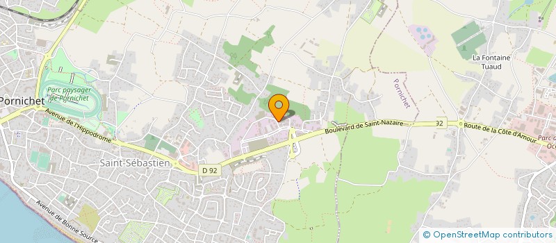 localisation de l'entreprise ATELIERS PORNICHET ATLANTIQUE à PORNICHET