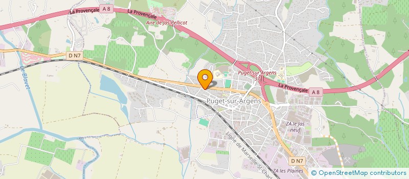 localisation de l'entreprise ATELIERS PRETE  PUGET-SUR-ARGENS