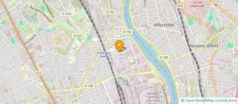 localisation de l'entreprise ATELIERS RAMA à VITRY-SUR-SEINE