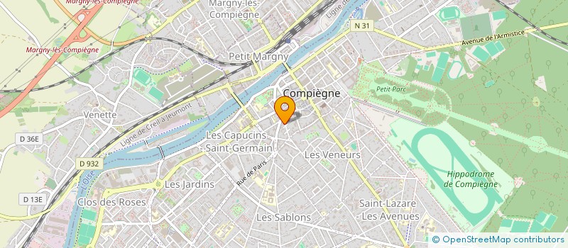 localisation de l'entreprise ATELIERS RD à COMPIEGNE
