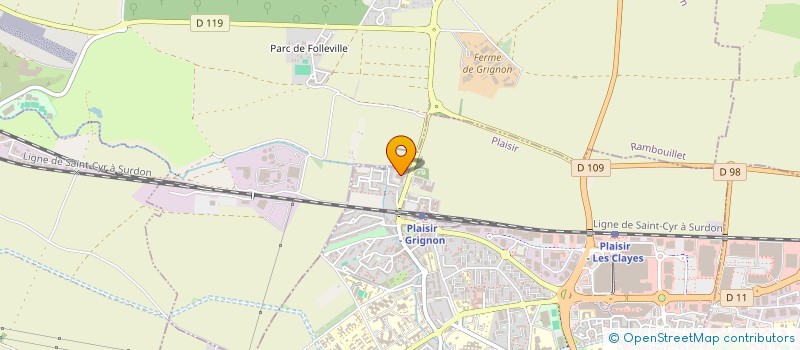 localisation de l'entreprise ATELIERS REALISATION IMPRESSION GRAVURE  PLAISIR