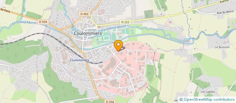 localisation de l'entreprise ATELIERS REALISATIONS MECANIQUES BRIE  COULOMMIERS