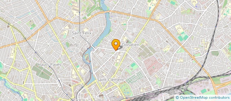 localisation de l'entreprise ATELIERS RELIEF à NANTES