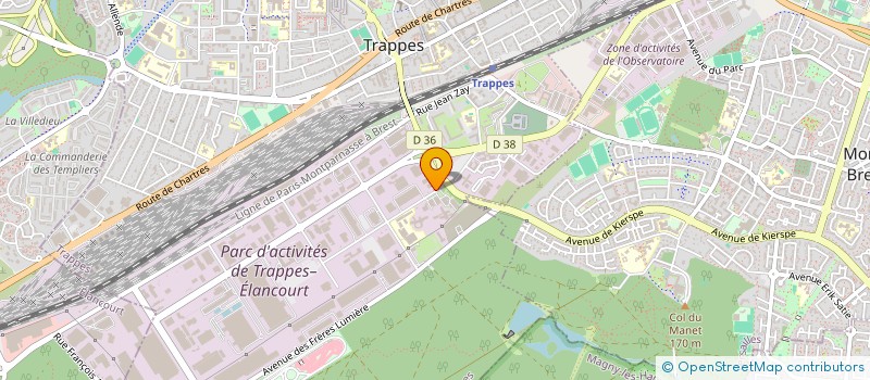 localisation de l'entreprise ATELIERS REPAR ENTRET SERVICES à TRAPPES