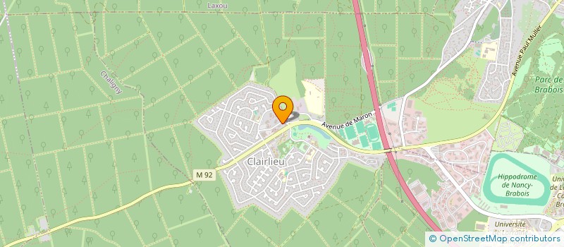 localisation de l'entreprise ATELIERS RESPIRE  VILLERS-LES-NANCY