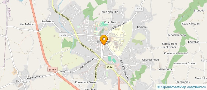 localisation de l'entreprise ATELIERS REUNIS D'ARTISANS ET ARTISTES à BEGARD