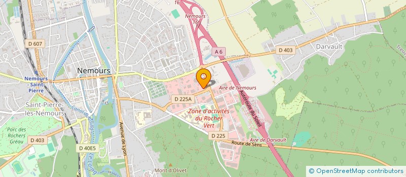 localisation de l'entreprise ATELIERS ROBINDUS  NEMOURS