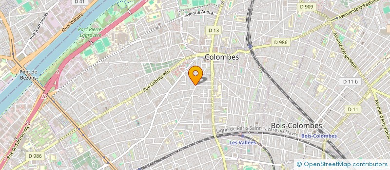localisation de l'entreprise ATELIERS RONA à COLOMBES