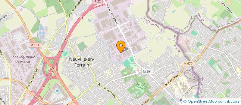 localisation de l'entreprise ATELIERS SAINT ELOI à NEUVILLE-EN-FERRAIN