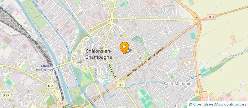 localisation de l'entreprise ATELIERS SAINT JEAN  CHALONS-EN-CHAMPAGNE