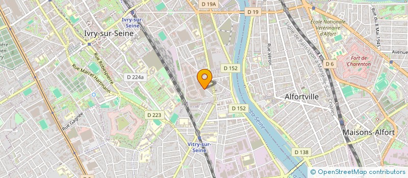 localisation de l'entreprise ATELIERS SERRE  IVRY-SUR-SEINE