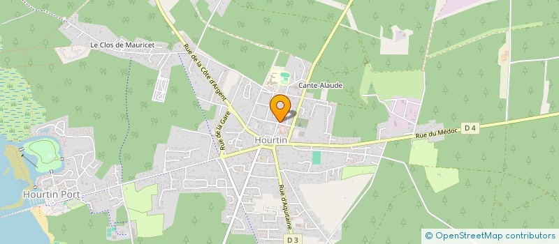 localisation de l'entreprise ATELIERS SIMON  HOURTIN