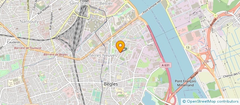 localisation de l'entreprise ATELIERS SOUCHET ENGRENAGES D AQUITAINE à BEGLES
