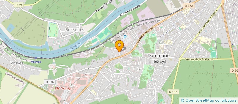 localisation de l'entreprise ATELIERS TECHNIQUES DAMMARIENS à DAMMARIE-LES-LYS