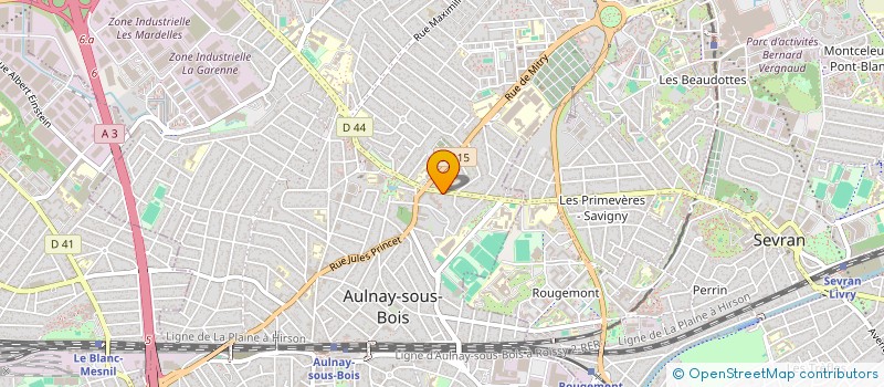localisation de l'entreprise ATELIERS THEATRE SABA à AULNAY-SOUS-BOIS