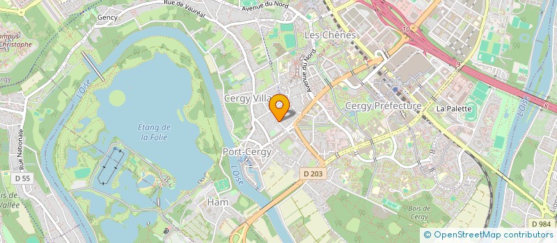 localisation de l'entreprise ATELIERS TOMALA à CERGY