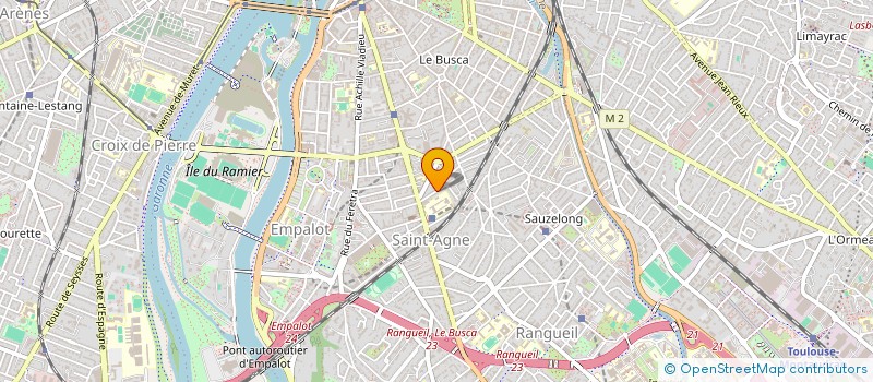 localisation de l'entreprise ATELIERS TOULOUSAINS CTRE ECRITURE à TOULOUSE