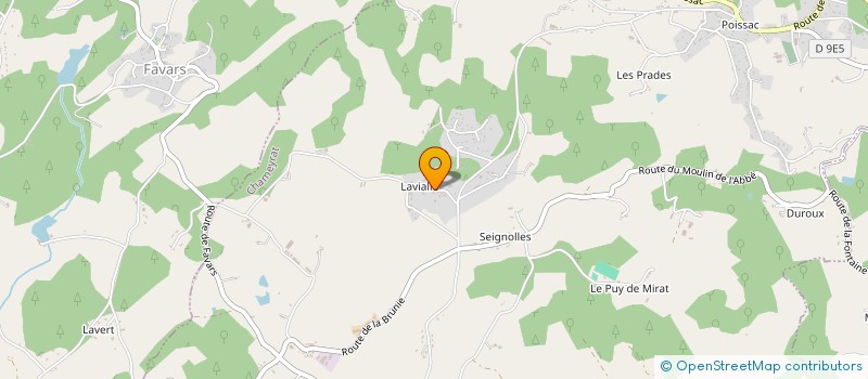 localisation de l'entreprise ATELIERS TULL REINSERTION PAR L ECONOMIE à CHAMEYRAT