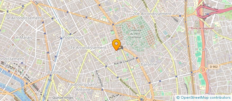 localisation de l'entreprise ATELIERS VARAN  PARIS