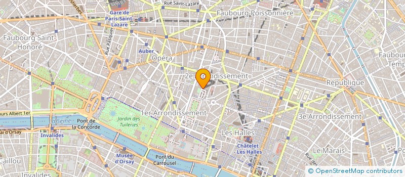 localisation de l'entreprise ATELIERS VCA à PARIS